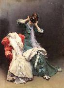 Preparing for the Costume Ball Raimundo de Madrazo y  Garreta